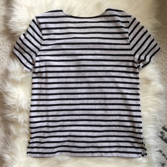 NWOT Slub-Knit Lace Up Top - Picture 5 of 6